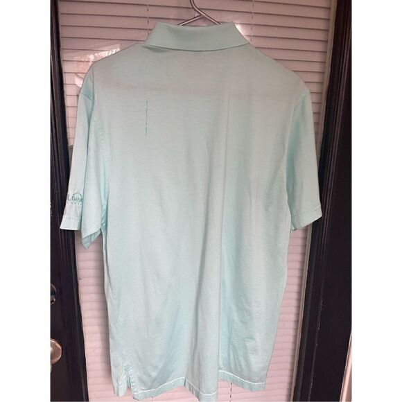 Peter Millar Comfort Fit Short Sleeve Green Men’s Shirt Size S - Picture 5 of 13